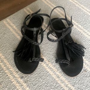 FRINGE BOHO SANDALS